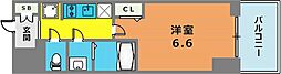 プレサンス　ＴＨＥ　神戸 2階1Kの間取り