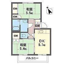 Ｍ’ｓシーサイドプラザ B201 ｜ 兵庫県明石市二見町東二見1473-1（賃貸アパート2DK・2階・42.00㎡） その2