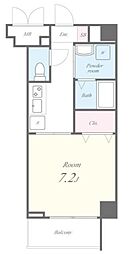 BLUEFOREST 1Kの間取図画像