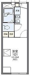レオパレス横浜西寺尾2 1Kの間取図画像