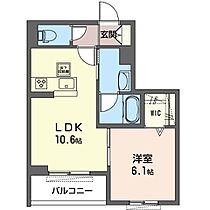 グランヴィータ　Ｋ 00102 ｜ 千葉県柏市旭町４丁目3-17（賃貸マンション1LDK・1階・40.88㎡） その2