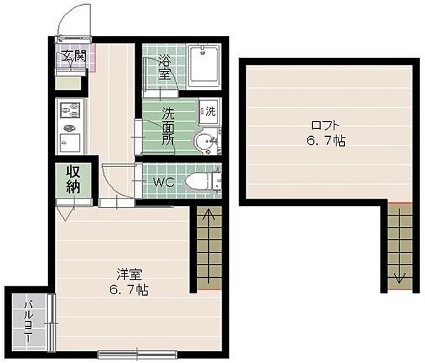 フレイズ別府 102｜福岡県福岡市城南区別府２丁目(賃貸アパート1K・1階・23.90㎡)の写真 その2