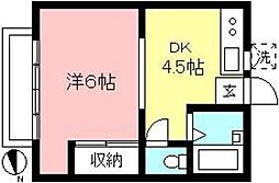 間取図画像 1K