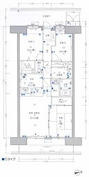 白井ロジュマン 3LDKの間取図画像