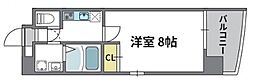 ウエンズ神戸 1Kの間取図画像
