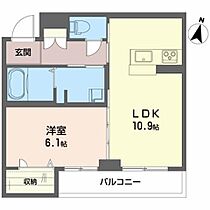 カーサレイール　III 203 ｜ 宮城県宮城郡利府町神谷沢字新宮ケ崎76-3（賃貸マンション1LDK・2階・43.12㎡） その2