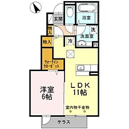 間取図画像 1LDK