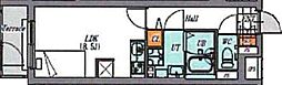 LUOREときわ台 ワンルームの間取図画像