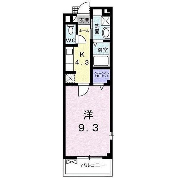 クラリス 201｜埼玉県入間市大字下藤沢(賃貸アパート1K・2階・31.11㎡)の写真 その2