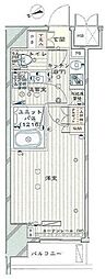ルーブル板橋東新町壱番館 1Kの間取図画像
