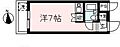 セザール登戸1階4.3万円