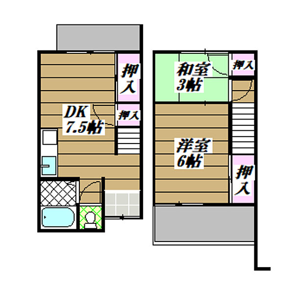 白鷺3号貸戸建住宅 ｜大阪府堺市北区金岡町(賃貸一戸建2DK・--・40.84㎡)の写真 その2