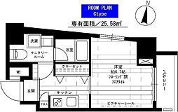 ステージファースト水道橋 1Kの間取図画像