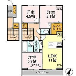 間取図画像 3LDK