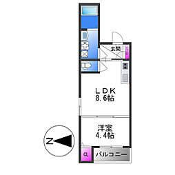 間取図画像 1LDK