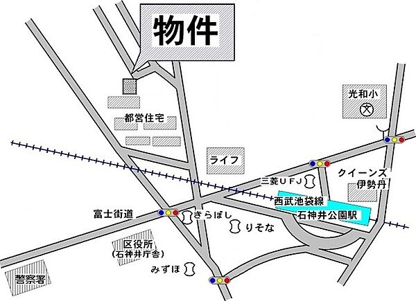 サニーヒル石神井 102｜東京都練馬区石神井町８丁目(賃貸アパート1K・1階・23.18㎡)の写真 その14