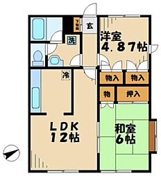 プレステージ稲城 2階