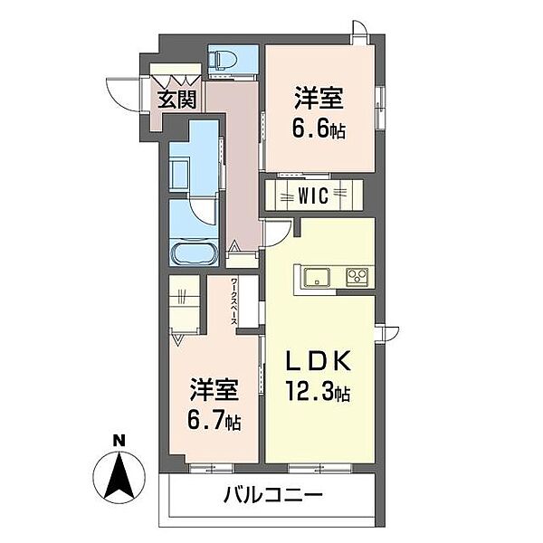 グランドールいずみ野 00102｜神奈川県横浜市泉区和泉町(賃貸マンション2LDK・1階・61.50㎡)の写真 その2