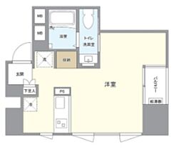 フレスカ代々木上原2 ワンルームの間取図画像