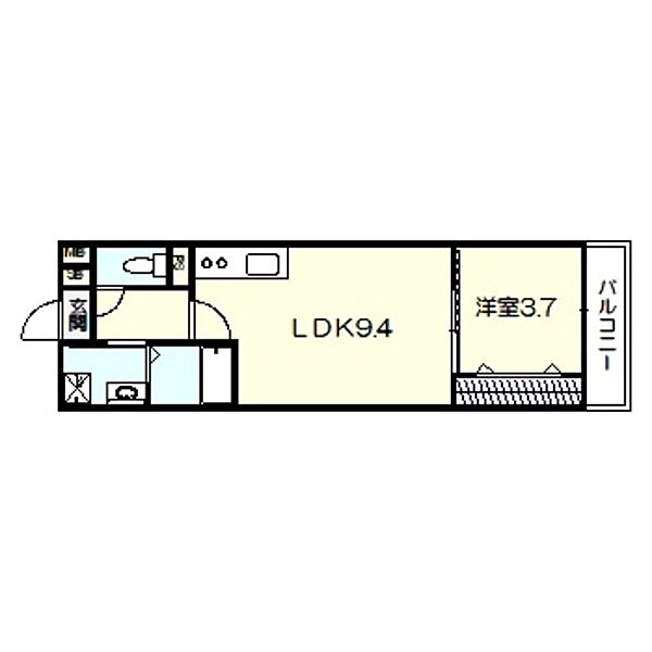 GRAND STEADY西田辺 ｜大阪府大阪市阿倍野区長池町(賃貸マンション1LDK・3階・31.65㎡)の写真 その2