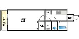 第3いわきビル 1Kの間取図画像