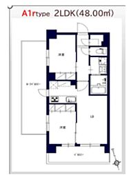 ファミルート八王子 1SLDKの間取図画像