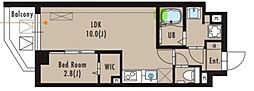 ルオーレ大塚 1LDKの間取図画像