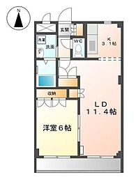 間取図画像 1LDK