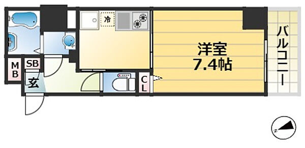 兵庫県神戸市中央区吾妻通５丁目(賃貸マンション1K・14階・26.96㎡)の写真 その18