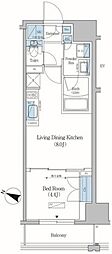 アーバネックス住吉 1LDKの間取図画像