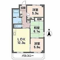 サンモール21 0502 ｜ 奈良県香芝市瓦口2118（賃貸マンション3LDK・5階・67.20㎡） その2