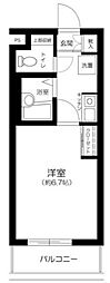 ザ・ハウス中野坂上 1Kの間取図画像