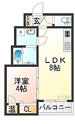 FaseciaVogel 1LDKの間取図画像