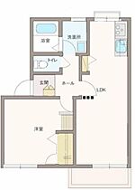 大江ハイム 0201 ｜ 滋賀県大津市大江３丁目20-1（賃貸アパート1LDK・2階・42.75㎡） その2