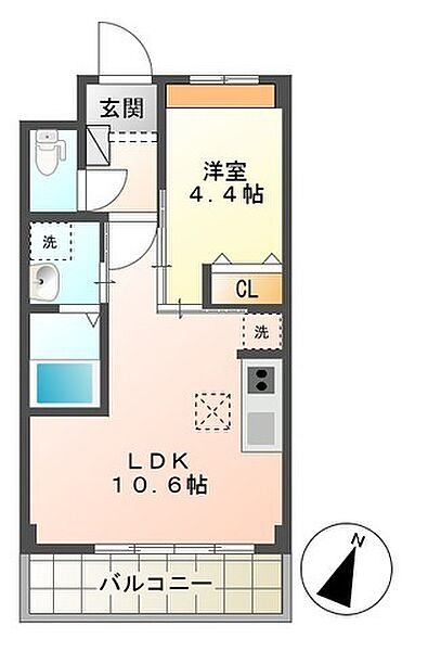 Amitie ｜埼玉県さいたま市緑区美園３丁目(賃貸マンション1LDK・1階・35.35㎡)の写真 その2