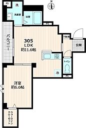 仮称）グレース 3階1LDKの間取り