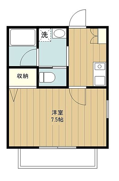 神奈川県相模原市南区相模大野９丁目(賃貸アパート1K・1階・24.78㎡)の写真 その2