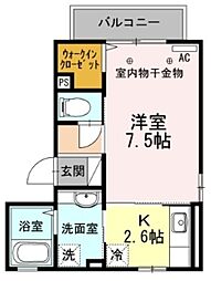 間取図画像 1K