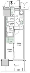 ブルックサイドレジデンス木場 2Kの間取図画像