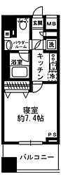 レジディア四谷三丁目 1Kの間取図画像