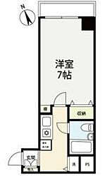 MAC川崎コート2 1Kの間取図画像