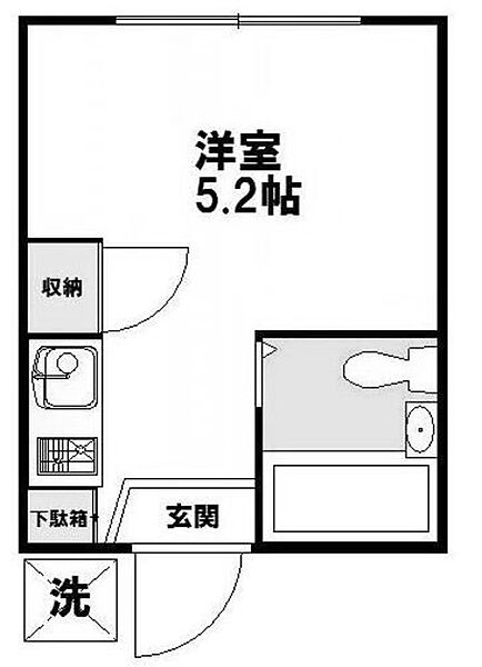 セゾンサンヒルズ 201｜神奈川県川崎市多摩区南生田６丁目(賃貸マンション1R・2階・15.00㎡)の写真 その2