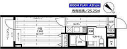 ステージグランデ新桜台 1Kの間取図画像