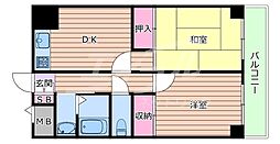 フローライト豊里I 4階/-