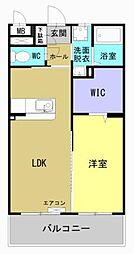 Ｍ10みまた 402 4階1LDKの間取り