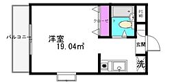 マンション上木崎 ワンルームの間取図画像