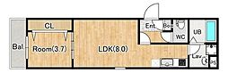 (仮称)ジーメゾン大宮東大成 1LDKの間取図画像