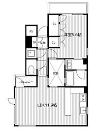 ATRIO 1LDKの間取図画像