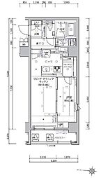 アルテシモソロ 1LDKの間取図画像
