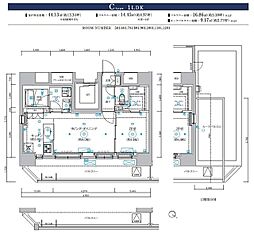RELUXIATOKYOEAST 1LDKの間取図画像